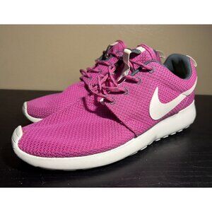 Nike Roshe One Women’s White Club Pink Running Shoes Size 8 #511882-605